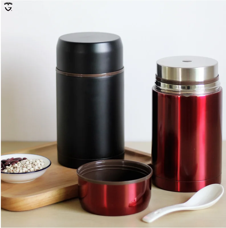 High Quality 800ml Stainless Steel Double Wall Thermos Hot Food Flask Jar  Vacuum Insulated Thermos Lunch Box with Spoon - China Water Bottle and  Travel Tumbler price