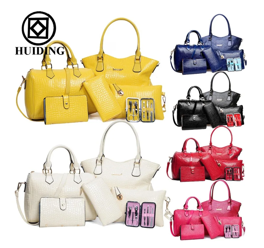 

Fashion Ladies Bags Handbags 6 in 1 Set Handbag
