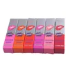 A Freeshipping Factory selling wow Romantic Bear 6 colors Waterproof and kiss proof peel off lip gloss lip tattoo