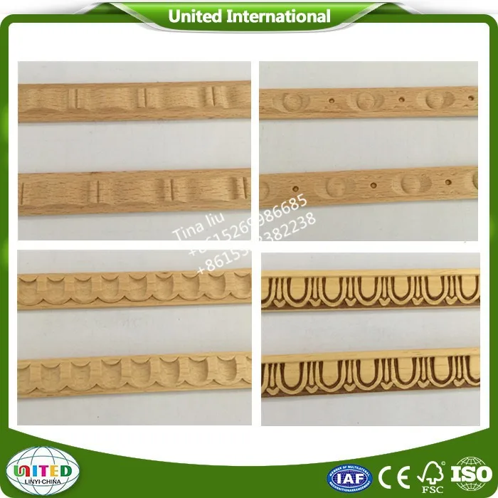 Rosettes onlay Architectural decoration design wooden applique