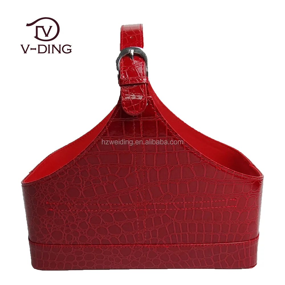 

vding from China for professional supplier of high quality leather small gift baskets, Crocodile leather stitching