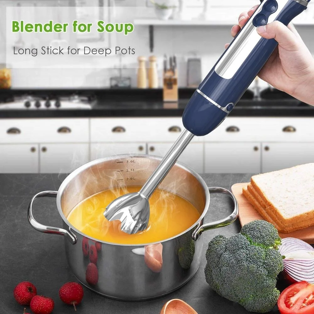 New 2023 800w Innovative Electrical Plastic Hand Blender With 600ml