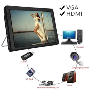 12 Inch Portable Digital & Analog LED TV