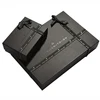 Hot Stamping Logo recyclable tie black rectangle paper gift packaging box