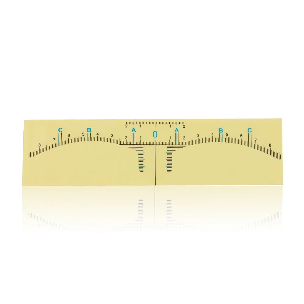 

Lushcolor Hot Sale Transparent Eyebrow Ruler sticker for Permanent Makeup