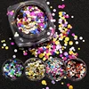 wholesale Mix Colors DOT SHAPES ROUND GLITTER for Nail Art Decorations