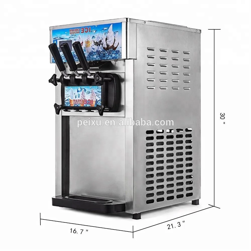Vevor Ice Cream Machine With Low Voltage And High Currency Protection