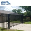 factory price powder coating black aluminum fence gate designs