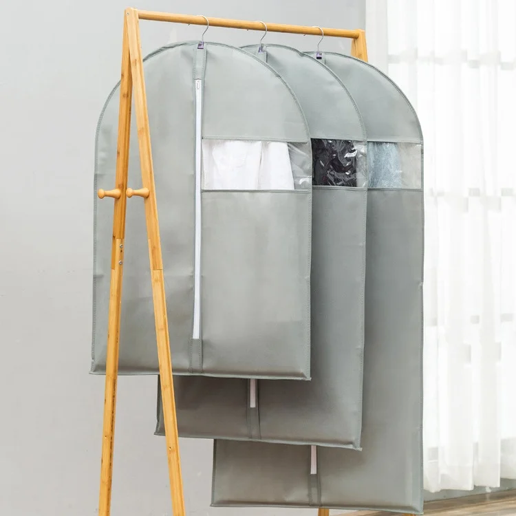 

Suit Wed Dress Dust Cover with Pockets Wholesale Garment Bag Non Woven Foldable, Customized