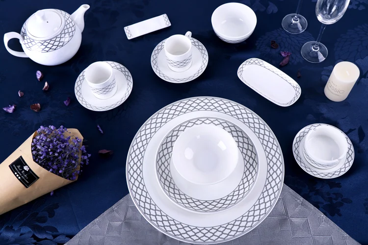 Indian Dinnerware Set Dubai Tableware Turkish Porcelain Dinner Set