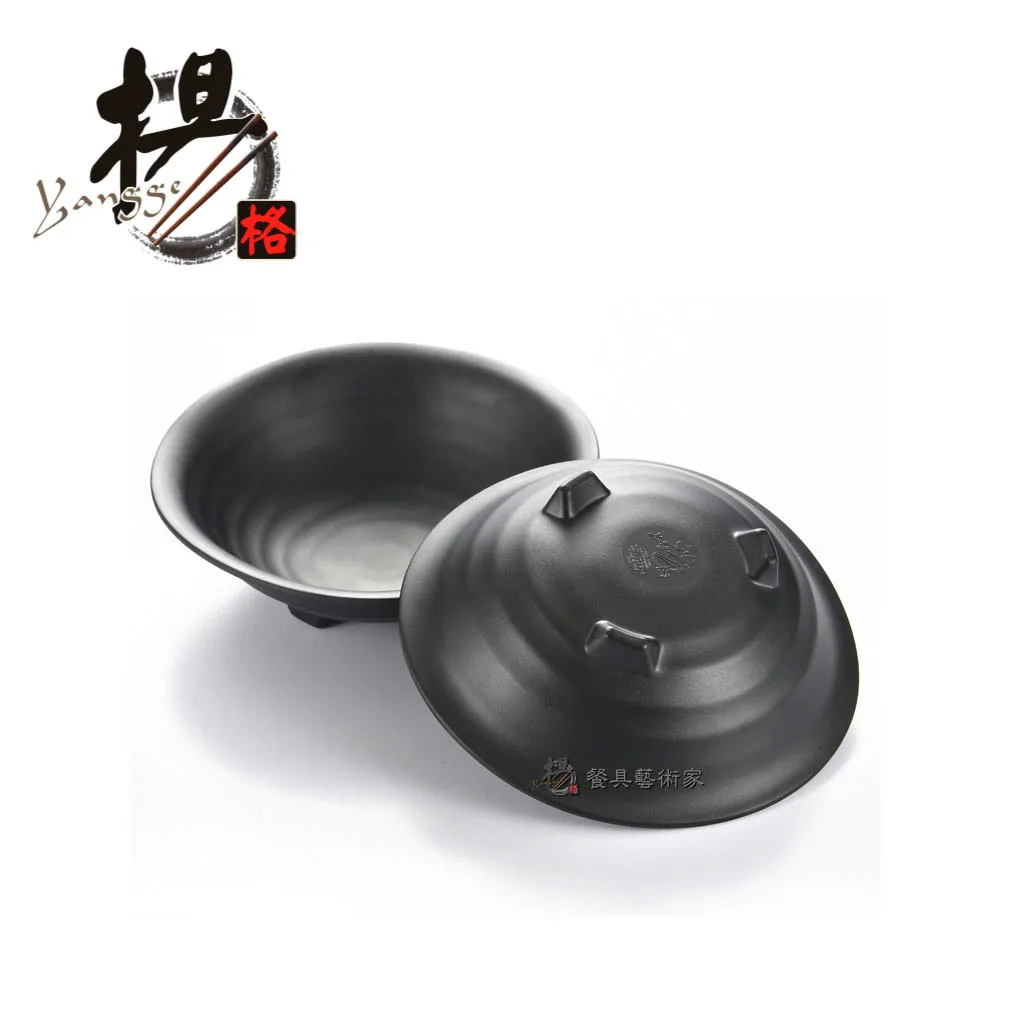 melamine rounded non spill food bowl