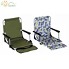 Folding stadium floor seat lightweight outdoor fold up stadium sports chair
