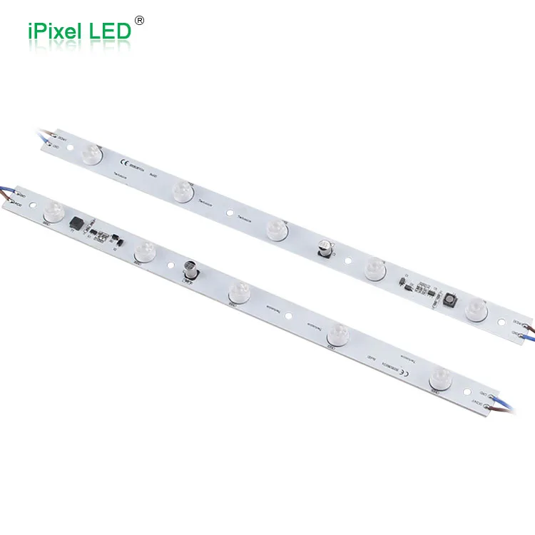 DC24V 5leds smd 3535 side view led strip rigid bar with lens