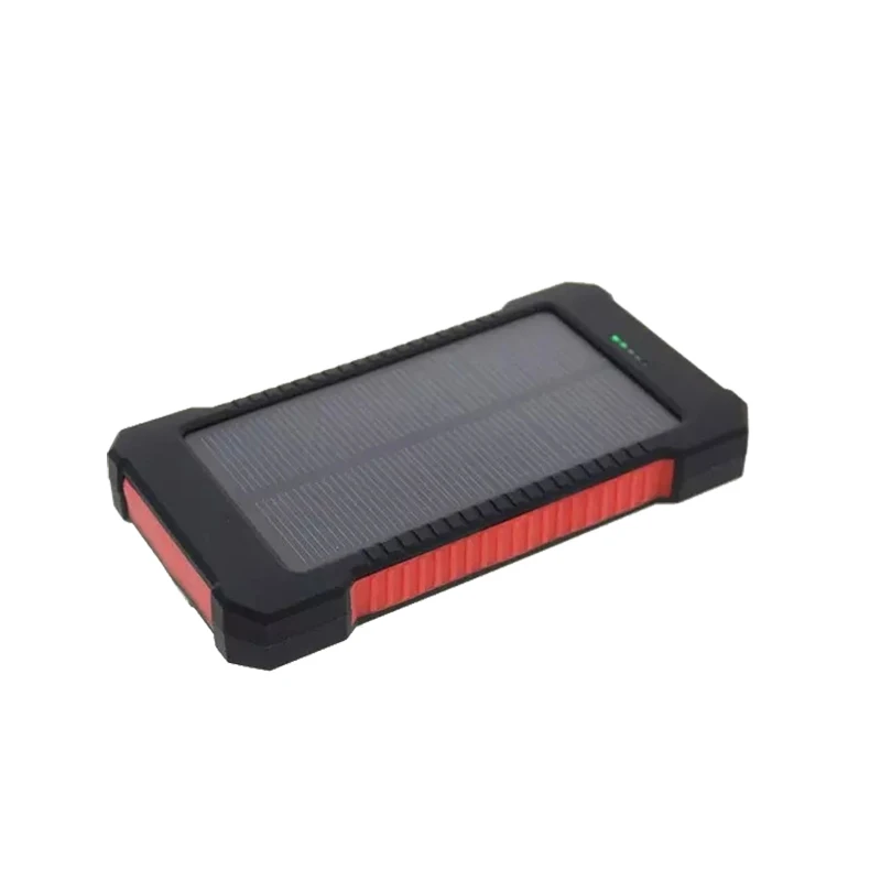 

New product solar power bank 20000mah waterproof Portable Solar Battery External Battery Charger Outdoor Solar Panel 10000mAh, Black, blue, green, orange, pink