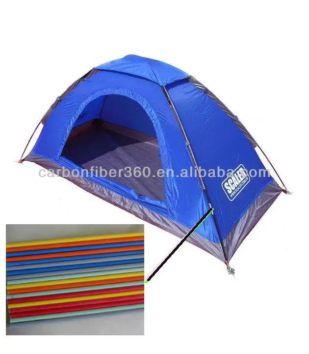 fiberglass tent rod, flexible fiberglass tent poles, View folding