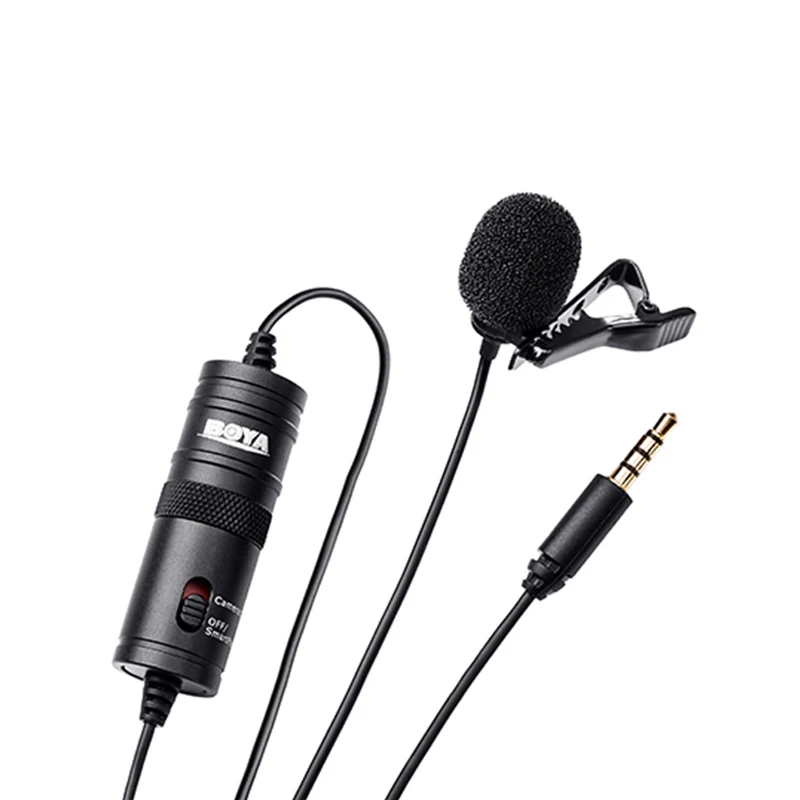 boya by-m1 audio mini portable microphone for phone