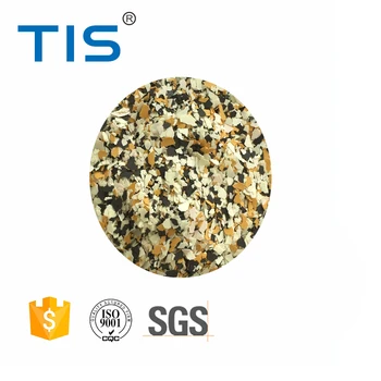 Acrylic Flakes For Epoxy Flooring With Solid And Blend Color Qsf4