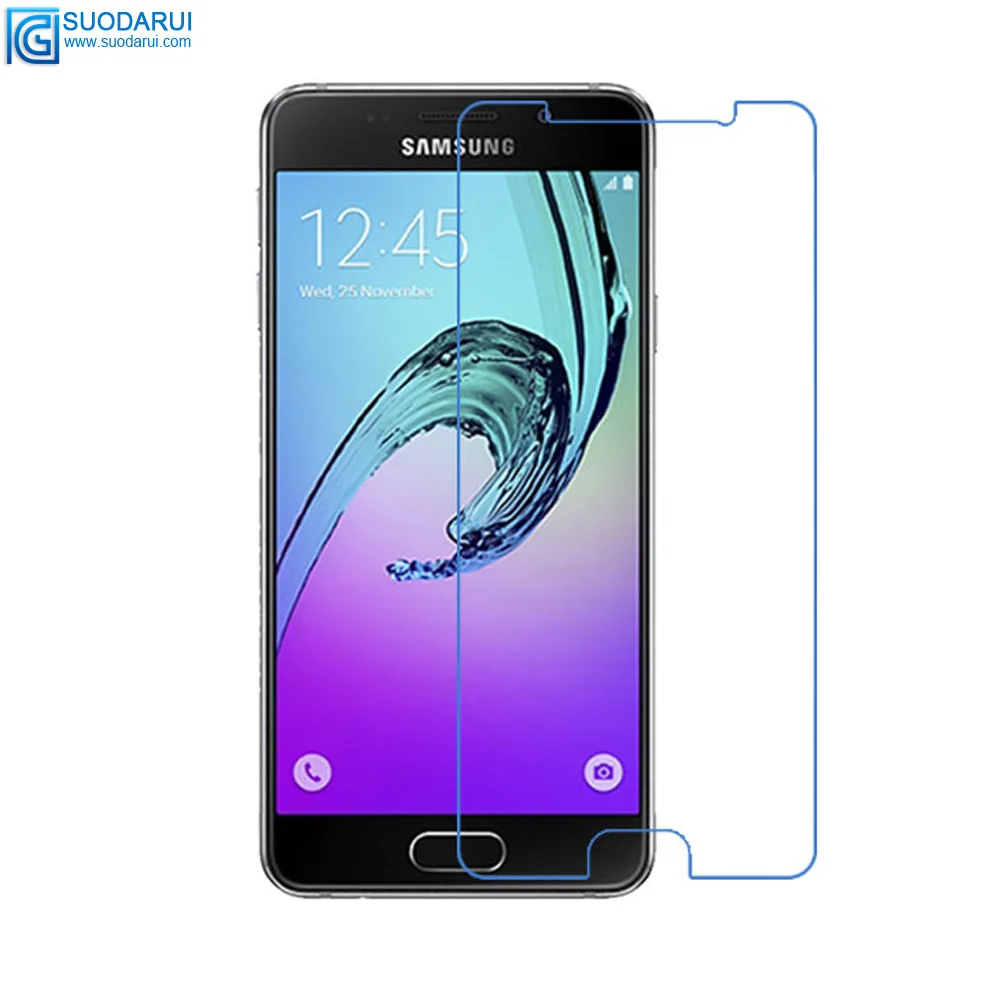 Tempered Glass Screen Protector for Samsung Galaxy A3 A5 A7 2017 9H 2.5D 0.26mm HD Transparent Film