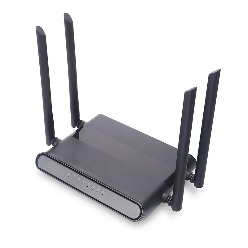 

802.11ac performance stable automobile openwrt dual band 2.4ghz 5.8ghz cpe indoor wireless wifi router, Black