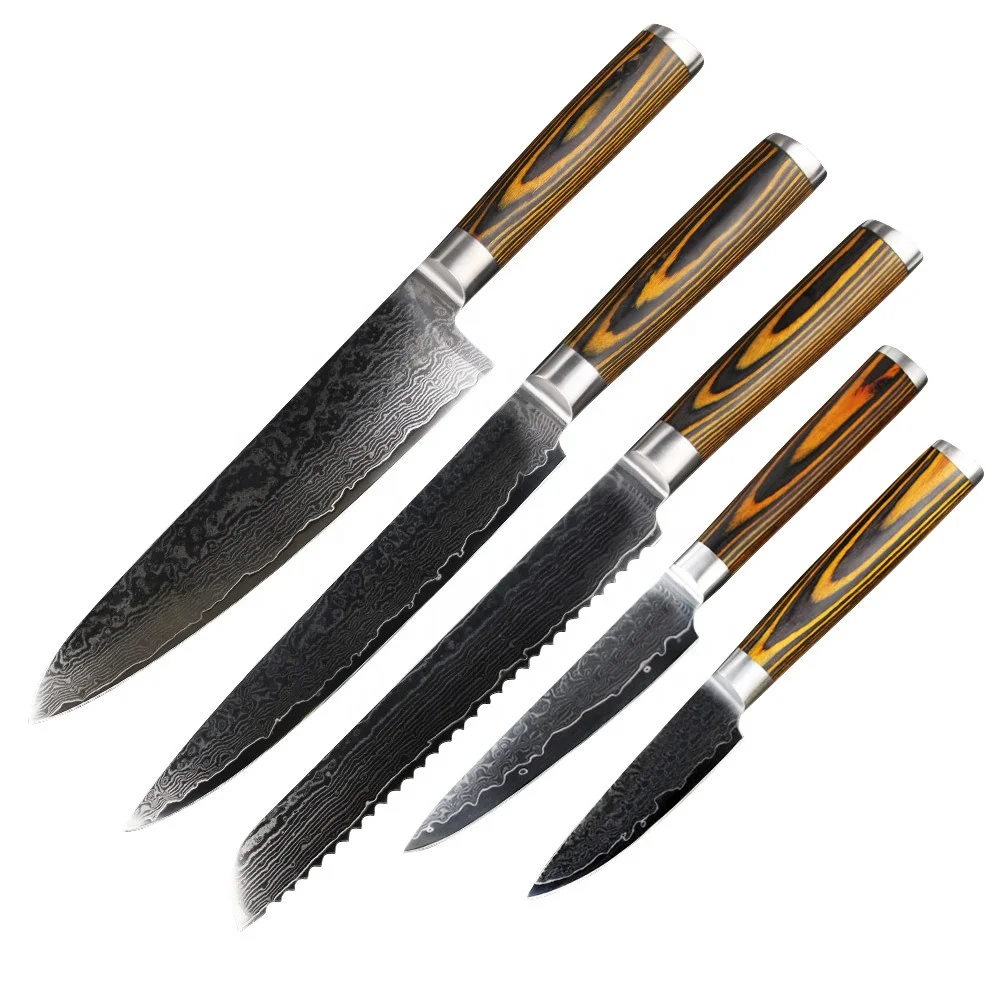 

Hot Sale 67 Layers Japanese Damascus Knife Set