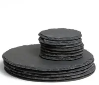 

Cheap price black dinner slate plate