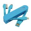 flexible data usb cable for android usb multi charger data cable