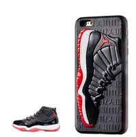 

NBA basketball sports shoes cellphone case basketball 3D emboss AJ shoes mobile phone case for iphone 6 7 8 X XR XS Max