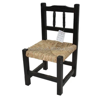 Ladder-back Woven Seat Rustic Large Wooden Chair - Buy Wooden Chair