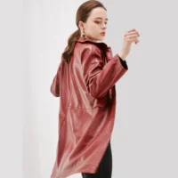 

2019 women clothing coat wholesale womens boutique leather jacket