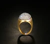 European and American style joker diamond ring 28 mm stainless steel gold diamond ring JN327