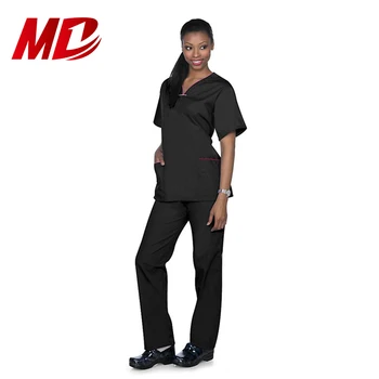 medical scrub uniform suit wear nurse larger