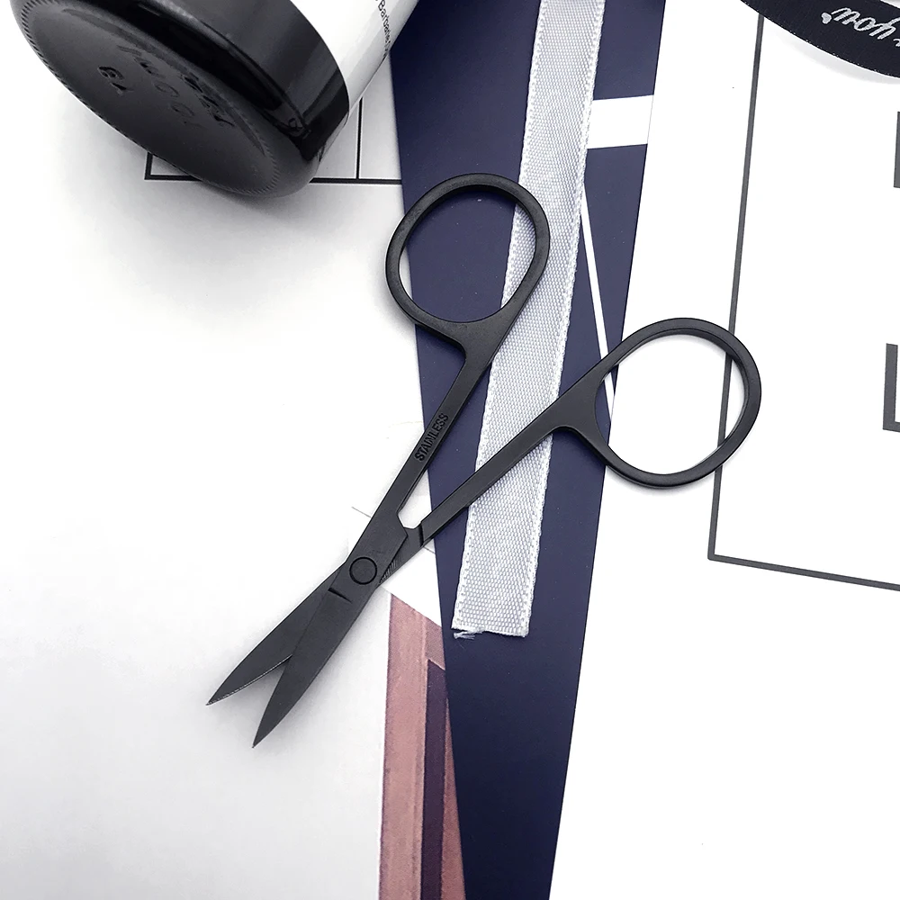 
Makeup False Eyelash Scissors Stainless Steel Rose Gold 