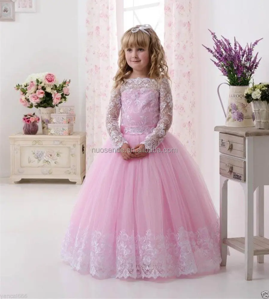 2016 NEW Baby Princess pink Flower Girl