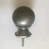 Factory direct wrought iron post cap iron ball for iron bed top, stairs, fence, window