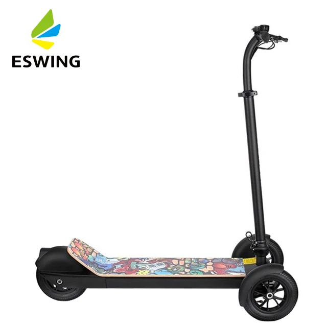 

China Supplier Three Wheel New Design with DIY Board and OEM 450W 48V 8.8AH Electric Scooter, 5 optional grips or pure black