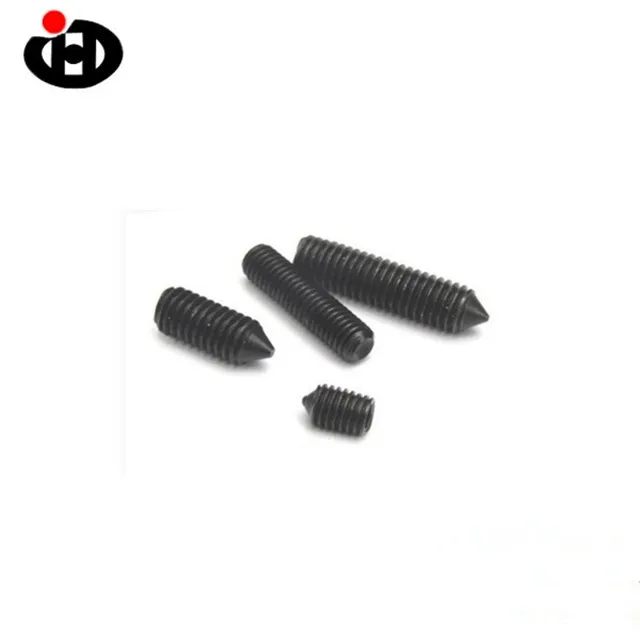 
Hot Sale Carbon Steel DIN 914 Grub Screw Set Screw With Cone Point 