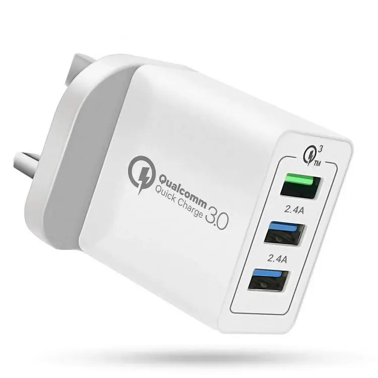 

New Product OEM Type C PD Wall Charger USB QC 3.0 Fast Charger Adapter 36W Quick Travel Charger for mobile phone US EU UK, White+black