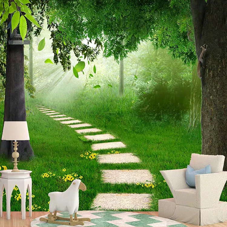 Wholesale 3d Mural Wallpaper Room Tv Background Waterproof Wall Coating