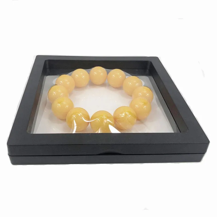 

Transparent PE film storage display box acrylic suspension packaging jewelry shelf gift jewelry plastic storage box, Picture shows