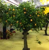 Artificial orange tree decoration tree plastic orange tree wholesale