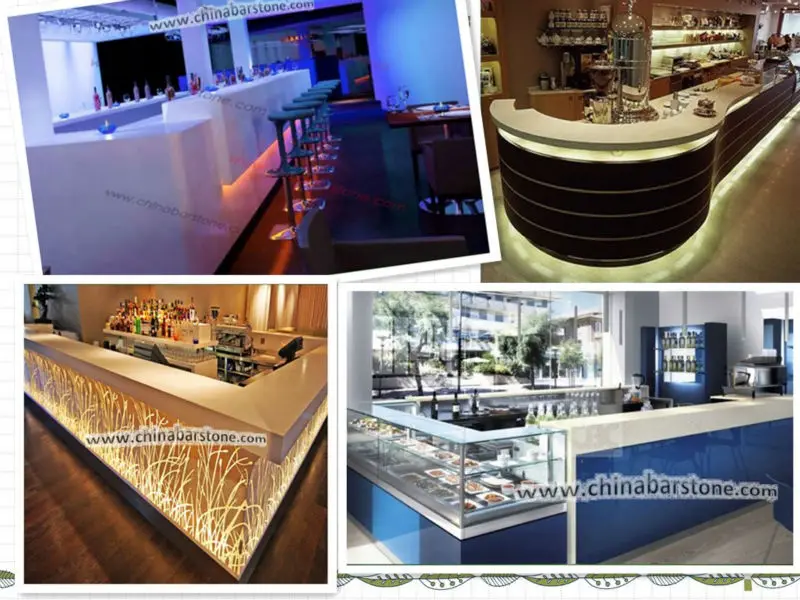 Exclusive Luxury Modern Bar Counter Juice Bar Counter Restaurant Bar