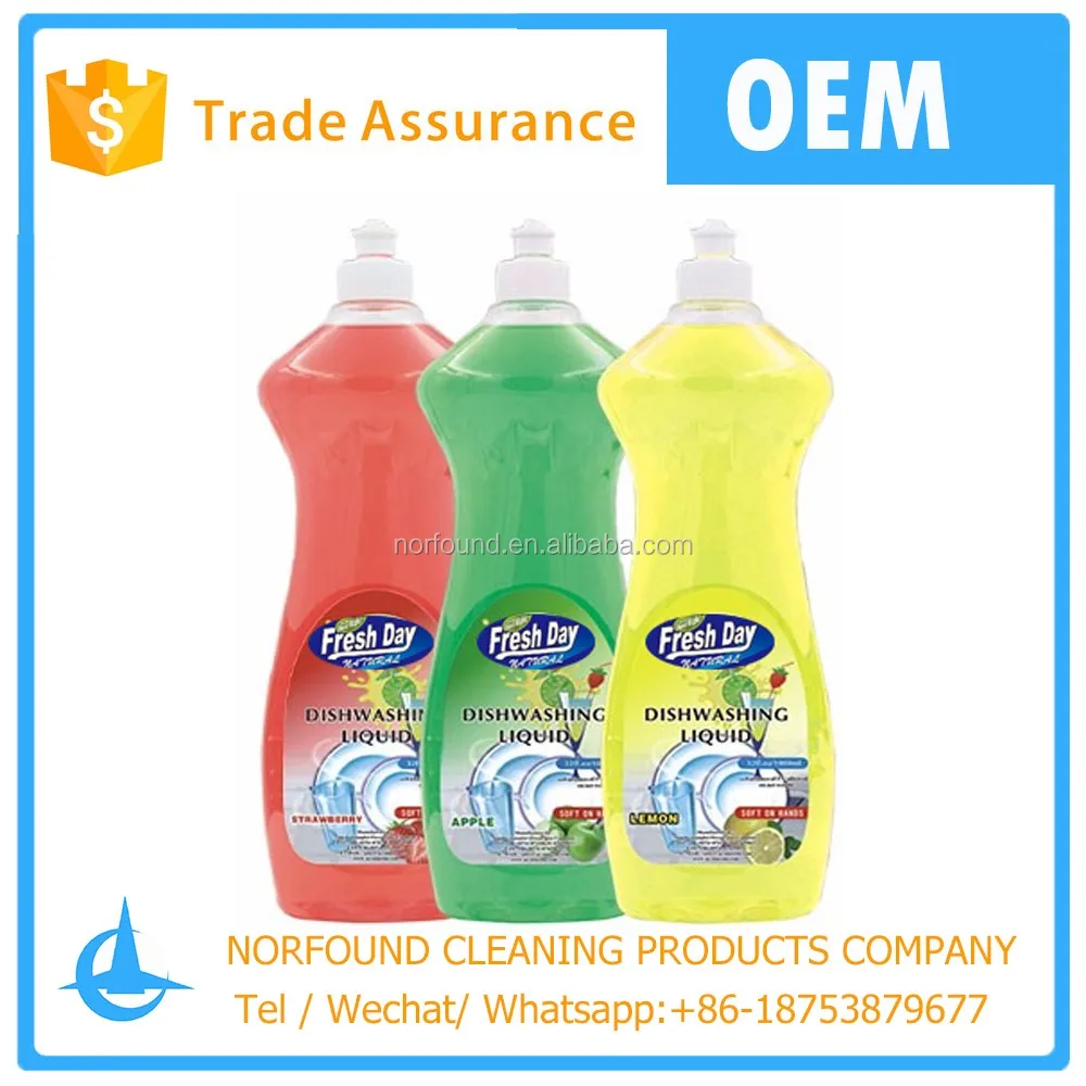 Oem 500ml Lemon Perfume Kitchen Cleaning Hand Wash Dishwashing Liquid
