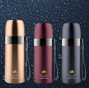 Image of HT200020 304 Stainless Steel Insulated Water Bottle Vacuum Flasks Thermoses Coffee Travel Mug Thermos Cup Tumbler Thermos Bottle