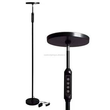 led torchiere floor lamp dimmable