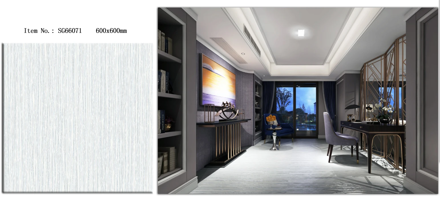 Marble Grey Glazed Wholesale Porcelain Tiles in Nepal Price Tile