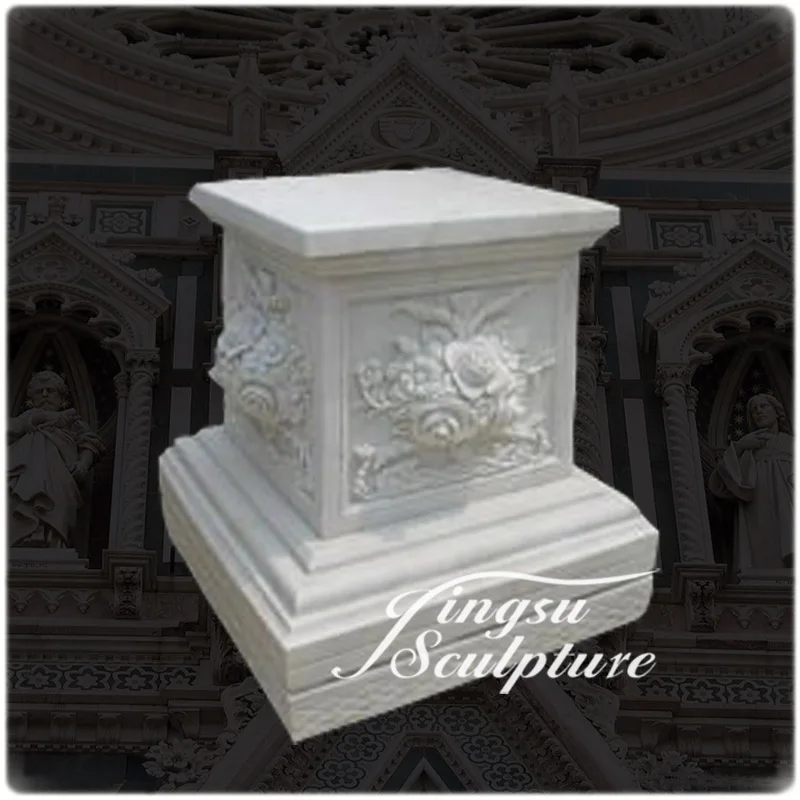 Custom Hand Carved Stone Carvings Marble Pedestals For Sculptures Buy Marble Pedestals For