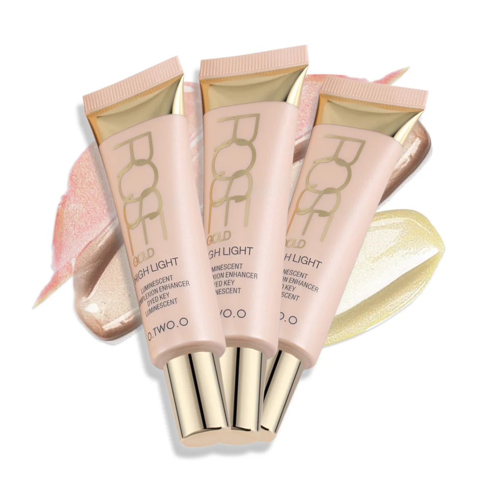 

O.TWO.O 3 Colors High Pigmented Body and Face Illuminating Primer Highlighter Foundation