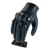 Motorcycle Gloves Premium Leather Touch Screen For Men Real Genuine Goatskin Full Finger Ready To Ship Moto Motorbike Gear OEM