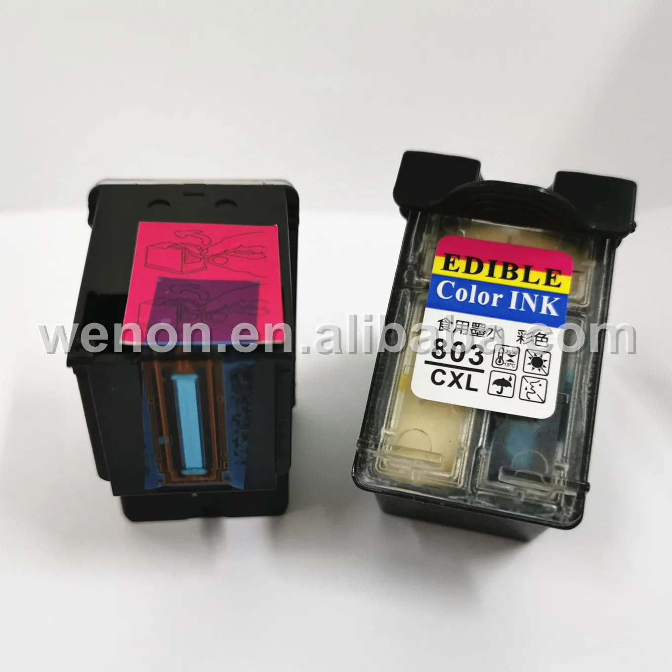 Coffee Food Printer Edible Ink Cartridge For Hp Deskjet 2130 Edible Ink Cartridge With Full