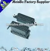 Doble female scart to av converter socket